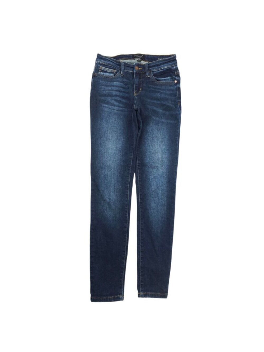 Judy Blue Skinny Fit Jeans Womens Size 5/27 Dark Wash Stretch Mid Rise JB82110DK